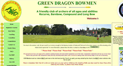 Desktop Screenshot of greendragonbowmen.org.uk